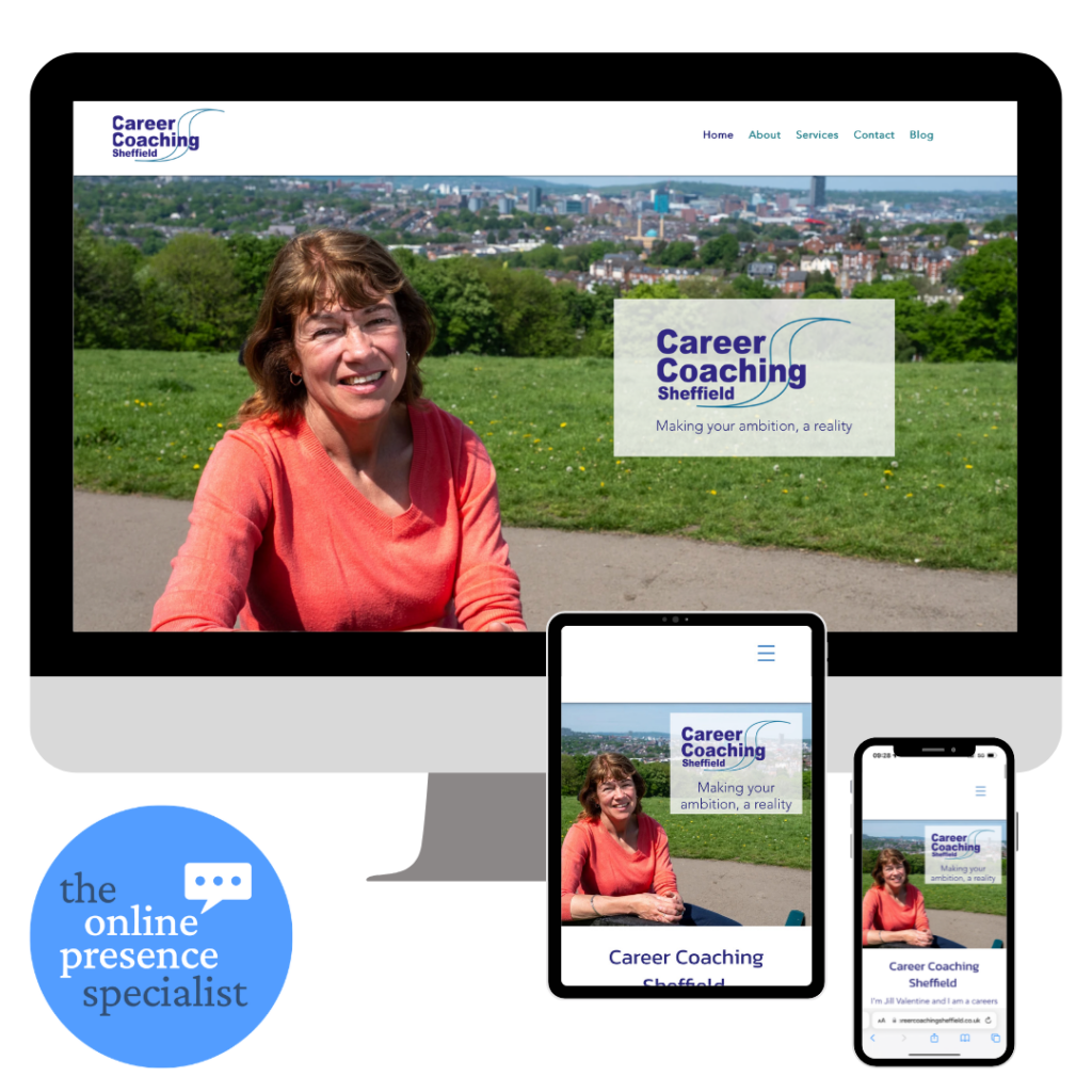 professional web design and SEO for a coaching company 